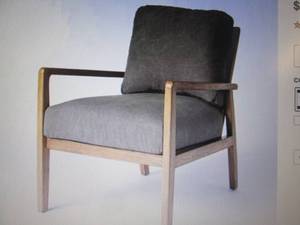 lot 284 image: Mixed Material Accent Chair - Thres...