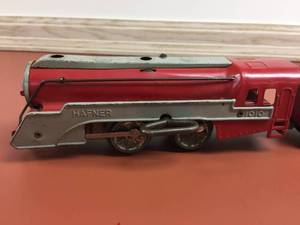 lot 112 image: Vintage Metal Hafner Train Set