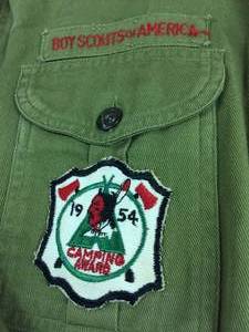 lot 123 image: 1954 Boy Scouts of America Shirt w Patches
