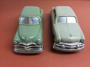 lot 126 image: Two Vintage Wind Up Cars