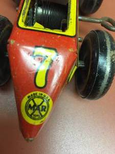 lot 127 image: Vintage Marx Metal Wind Up Car