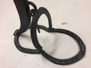 lot 136 image: Horseshoe and Harness Umbrella Stand