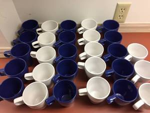 lot 145 image: Large Lot of 28 IKEA Coffee Mugs