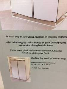lot 158 image: Extra Closet Storage System