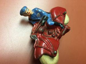 lot 210 image: Vintage Metal Motorcycle Toy