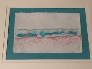 lot 222 image: Eileen Custer Framed Abstract Art