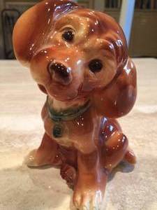 lot 238 image: Adorable Vintage Puppy Figurines