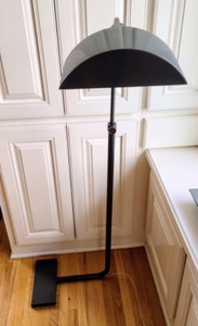lot 20 image: Adjustable Bronze Floor Lamp