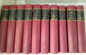 lot 46 image: The Novels of Balzac Vintage Book Set
