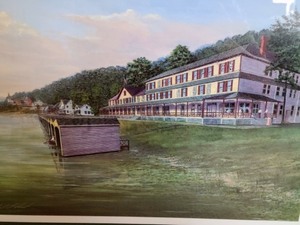 lot 74 image: Framed Scenic Painting By Robert Hunt