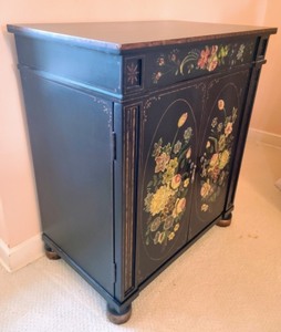 lot 303 image: Painted Wood Cabinet