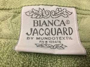 lot 399 image: Bianca Jaquard Bath Towels