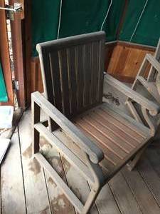 lot 408 image: Kingsley-Bate Teak Patio Set