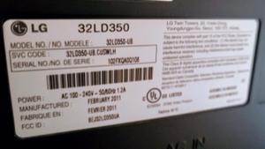 lot 318 image: 31 LG TV