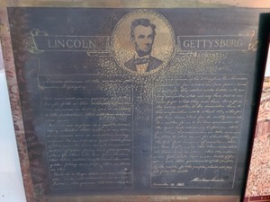lot 326 image: Lincoln Books and Plaque