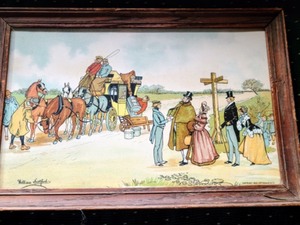 lot 332 image: Pair of Vintage Framed Prints