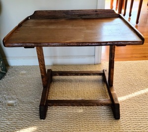 lot 339 image: Vintage Wood Side Table