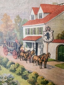 lot 341 image: Framed Vintage Painting