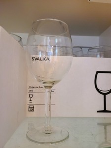 lot 367 image: Three Sets of IKEA Wineglasses