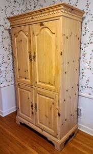 lot 373 image: Large Pine Armoire