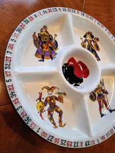 lot 434 image: Poker Party Serving Set