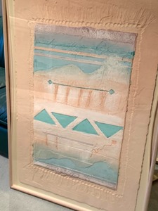 lot 188 image: Hopi Blanket Framed Art