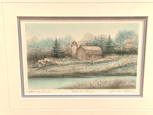 lot 379 image: Spring Pond Artists Proof Framed Art By Arnold Alaniz
