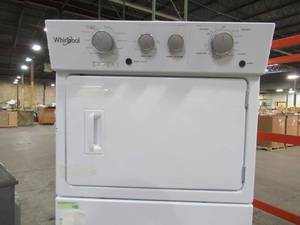 Whirlpool Gas Stacked Laundry Center with 3.5-cu ft Washer and 5.9-cu ft Dryer WGT4027HW