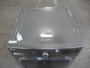 LG 7.4-cu ft Stackable Electric Dryer (Graphite Steel) ENERGY STAR DLEX3700V