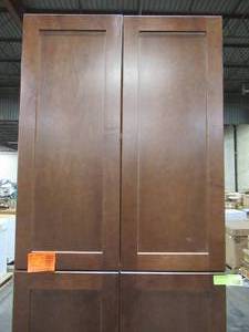 Hampton Bay Designer Series Soleste Assembled 24x84x23.75 in. Pantry Kitchen Cabinet in Spice T2484-SHSP