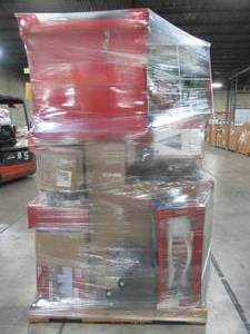 WHOLESALE MIXED PALLET OF CHRISTMAS TREES, LIGHTS AND DECORATIONS