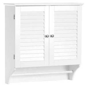 Riverridge Home Ellsworth 23-4150 in. W x 25 in. H x 8-4350 in. D Bathroom Storage Wall Cabinet in White, 06-023