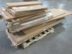 WHOLESALE MIXED PALLET OF MISCELLANEOUS COUNTERTOPS, CABINET END PANELS AND MORE