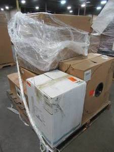 WHOLESALE MIXED PALLET OF MISCELLANEOUS POOL AND SPA VACUUME HOSES, POOL FILTER AND SEPTIC RISER KIT