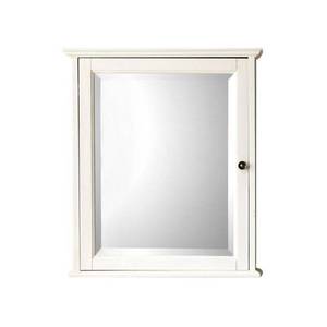 Home Decorators Collection Hamilton 23-34 in. W x 27 in. H Framed Bathroom Medicine Cabinet in Ivory, 056750410