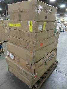 WHOLESALE MIXED PALLET OF MISCELLANEOUS BATHROOM WALL AND MEDICINE CABINETS AND MORE