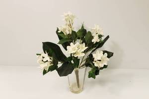 Silk White Flowers Bouquet 6 Branch