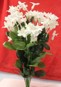 White Bush Flower Bouquet Arrangement