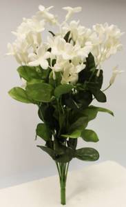 White Bush Flower Bouquet Arrangement
