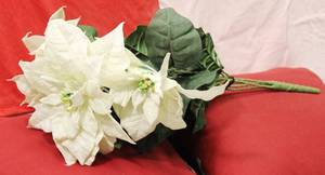 Premier Silk Poinsettia Flower Bouquet