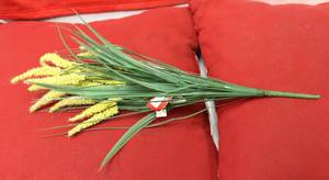 Green Vinyl Grass Bush  For Indoor Dcor