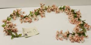 Spring Garland Pink Artificial Flowers