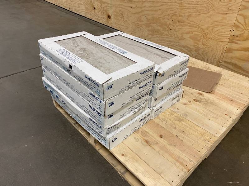 Marazzi Vettuno Greige 12 in. x 24 in. Glazed Porcelain Floor and Wall Tile (15.6 sq. ft. / case) Marazzi Vettuno Greige 12 in. x 24 in. Glazed Porcelain Floor and Wall Tile (15.6 sq. ft. / case)