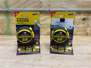 lot 35 image: STANLEY Lot of 2-  FATMAX 25 ft. Tape Measures