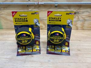 lot 48 image: STANLEY Lot of 2-  FATMAX 25 ft. Tape Measures