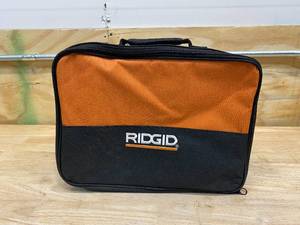 lot 52 image: RIGID 8 Amp Corded 12 in. Heavy-Duty Variable Speed Reversible Drill with Carrying Case