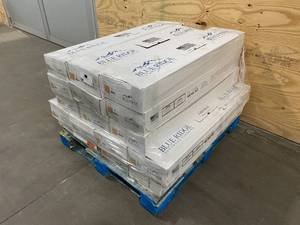 lot 4 image: BLUE RIDGE HARDWOOD FLOORING Lot of 17 Cases of-  Red Oak Natural 34 in. Thick x 5 in. Wide x Random Length Solid Hardwood Flooring (21 sq. ft.  case).  Retail Price is $94.29 per case