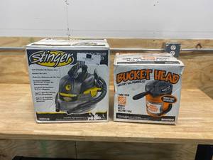 lot 79 image: Lot of 2-  Shop Vacs
