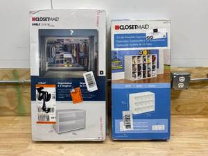 lot 99 image: CLOSETMAID Lot of 2 Storage Organizers