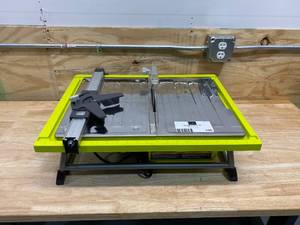 lot 109 image: RYOBI 7 in. 4.8 Amp Tile Saw